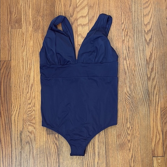Andie The Mykonos One Piece LT Swimsuit Navy size XXL Tall NWT Long torso - Picture 3 of 8